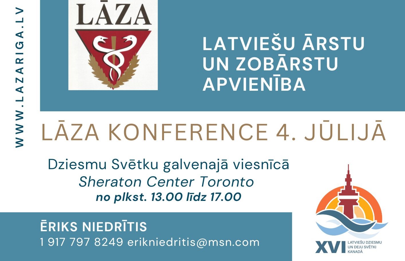LĀZA konference Toronto 4.07.2024